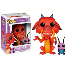 Figura POP Disney Mulan Mushu & Cricket